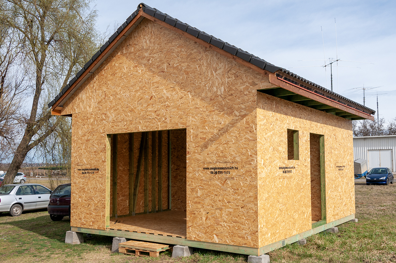 Szeglemezes könnyűszerkezetes ház