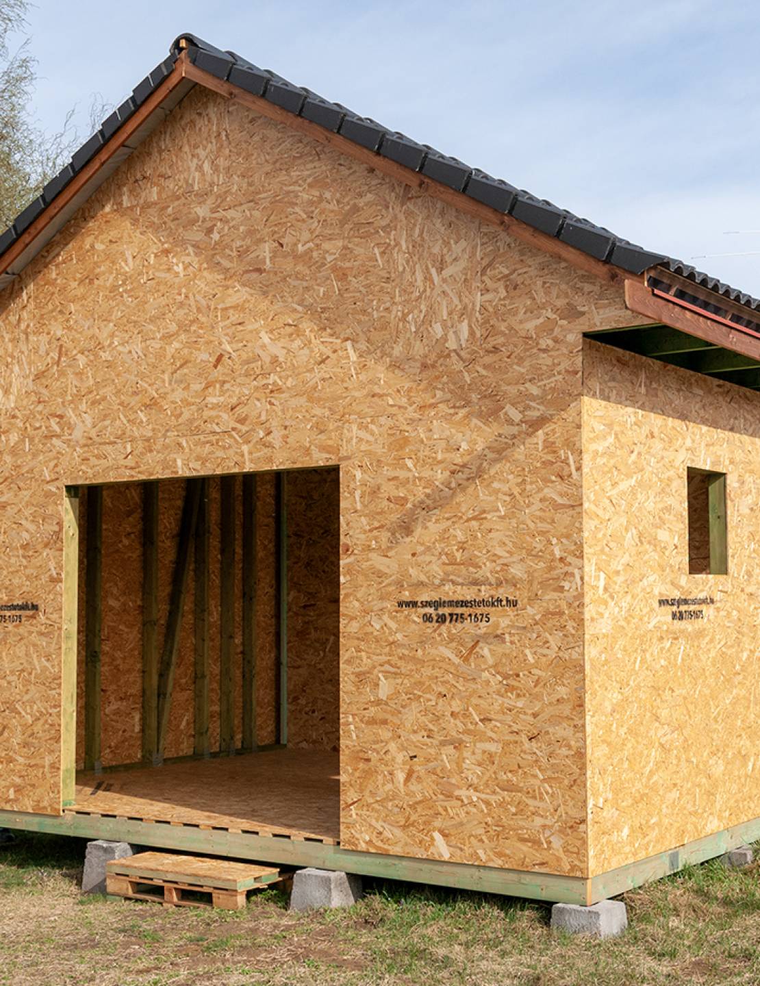 Szeglemezes könnyűszerkezetes ház